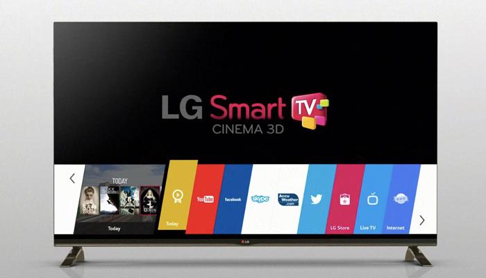 Giao diện WebOS trên tivi thông minh LG