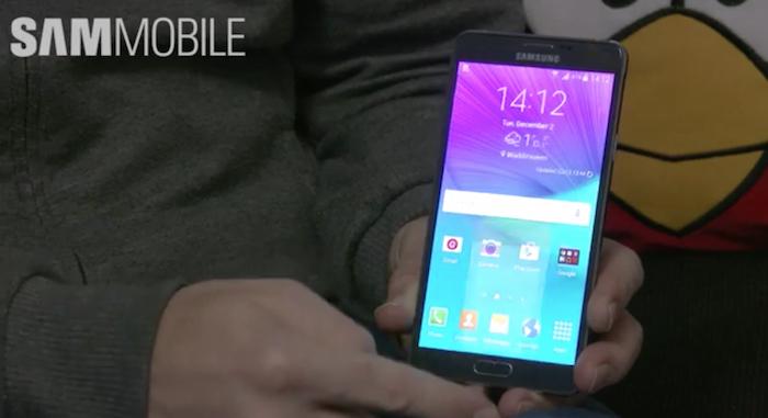Hình ảnh Android 5.0 Lollipop trên Samsung Galaxy Note 4