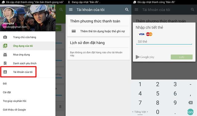 Sidebar xuất hiện thêm mục 