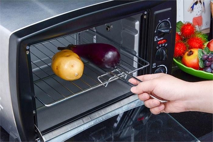 Các chức năng của lò nướng thùng > Nướng rau củ với Lò nướng Sanaky VH258N 25L