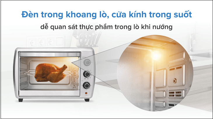 Tìm hiểu tất tần tật các tính năng, công dụng của lò nướng > Lò nướng Electrolux EOT38MXC 38 lít