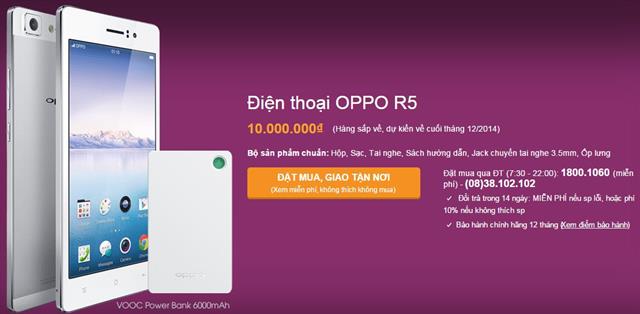 Oppo R5 