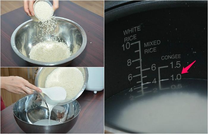 C&aacute;ch nấu ch&aacute;o bằng nồi cơm điện tử