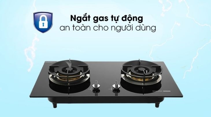 Bếp ga có chế độ ngắt ga tự động ở bộ phận cảm ứng nhiệt