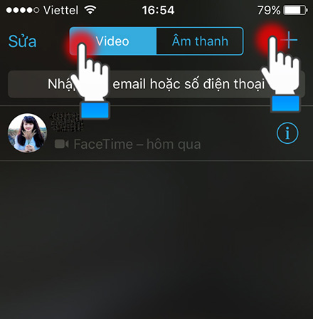 Bạn có thể tùy chọn cuộc gọi thoại hay gọi video