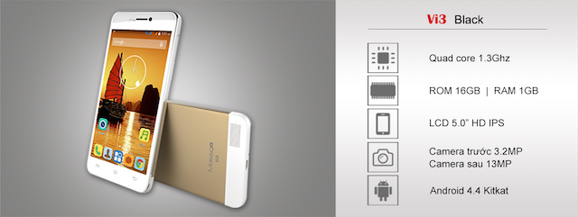 Màn hình 5 inch cấu hình tàm tạm