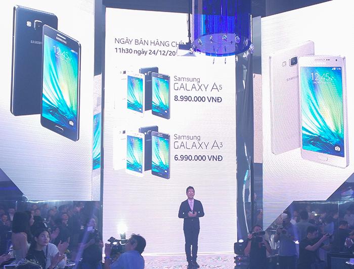 Samsung chính thức giới thiệu Galaxy A3 và A5 tại Việt Nam
