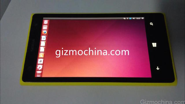 Lumia 1020 chạy hệ điều hành Ubuntu