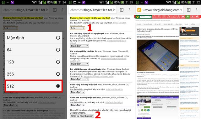 Tăng tốc trình duyệt Chrome trên Android