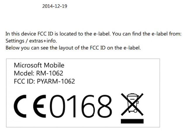 Lumia 1335 bị ghi nhận ở FCC
