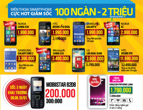 khuyến mãi khai trương thegioididong 3 thang 2 quận 11