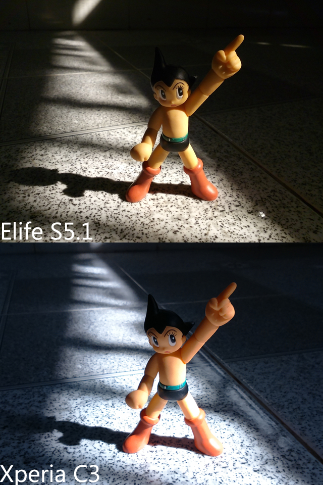 Xperia C3 và Elife S5.1