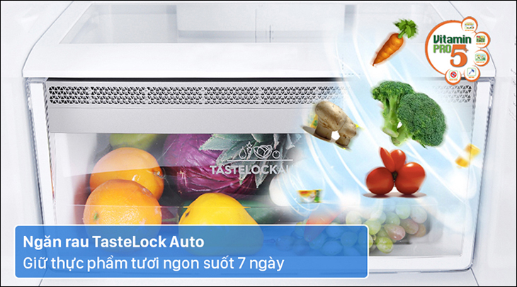 Ngăn rau củ của tủ lạnh Electrolux có thiết kế đặc biệt