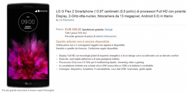 Giá LG G Flex 2
