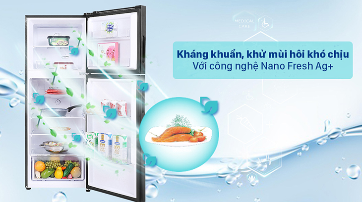 Tủ lạnh Aqua có công nghệ diệt khuẩn tiên tiến