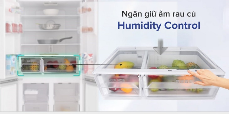 Ngăn rau củ giữ ẩm Humidity Control