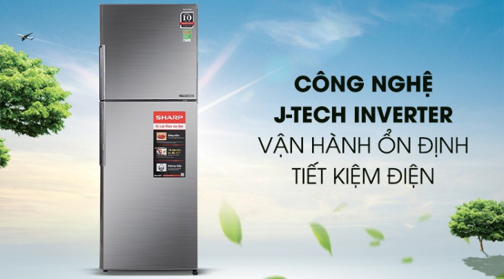 Tủ lạnh Sharp Inverter 287 lít SJ-X316E-DS