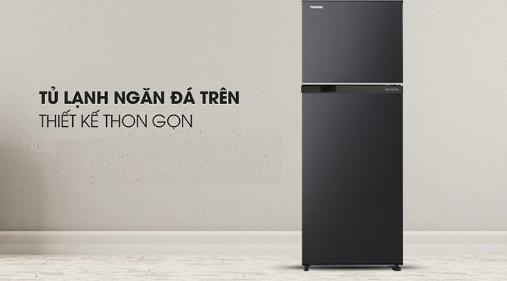 Tủ lạnh Toshiba dùng tốt không? 7 lý do nên mua tủ lạnh Toshiba > Tủ lạnh Toshiba Inverter 253 lít GR-B31VU SK có mức giá 6.9 triệu đồng