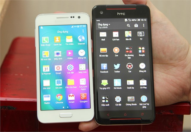 HTC Butterfly S và Samsung Galaxy A3