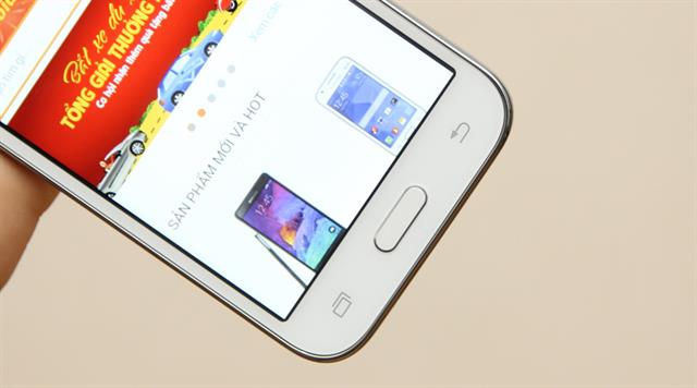 Viền dưới có 3 phím điều hướng cơ bản trên dòng máy Samsung Galaxy