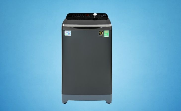 Máy giặt Aqua Inverter 10.5 Kg AQW-DR105FT BK được thiết kế cửa trên hiện đại tô điểm không gian