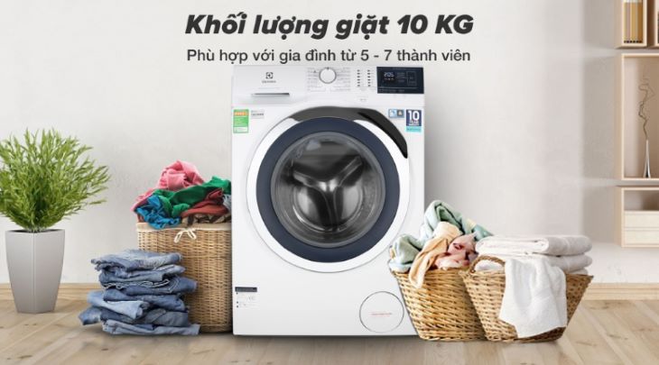 Đa dạng khối lượng giặt