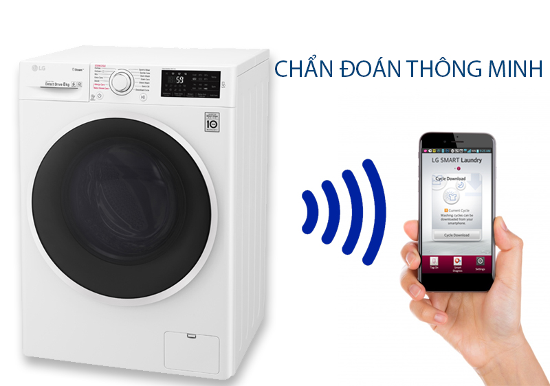 Chẩn đoán thông minh - khắc phục lỗi trên máy giặt: