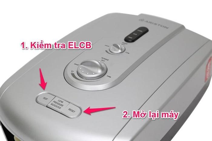 Kiểm tra xem ELCB/ELB có bị ngắt không, nếu không có vấn đề gì về điện, mở lại để sử dụng tiếp Kiểm tra xem ELCB/ELB có bị ngắt không, nếu không có vấn đề gì về điện, mở lại để sử dụng tiếp
