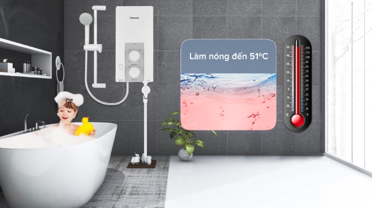 Nên mua máy nước nóng trực tiếp hay gián tiếp? > Máy nước nóng Panasonic