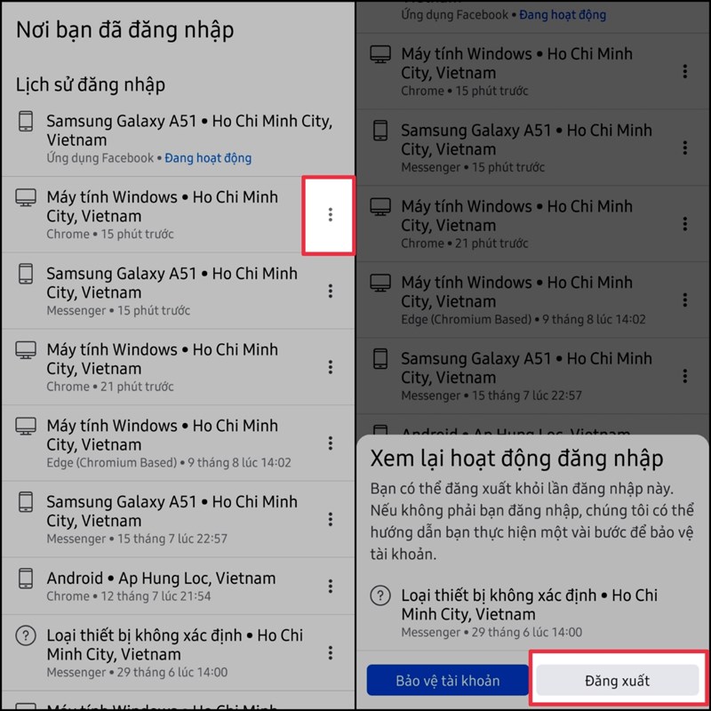 Cách đăng xuất, thoát nick Facebook ở điện thoại, máy tính khác từ xa 