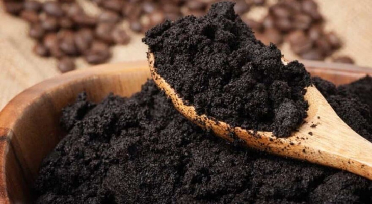 Use coffee grounds