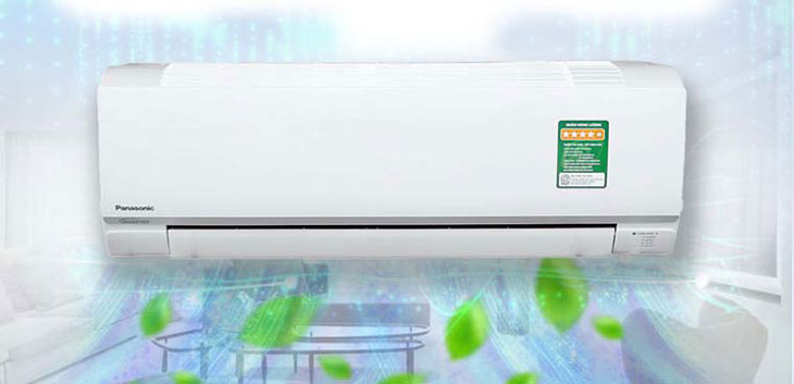 Máy lạnh Panasonic được tích hợp chức năng tự làm sạch giúp đảm bảo vệ sinh cho dàn lạnh