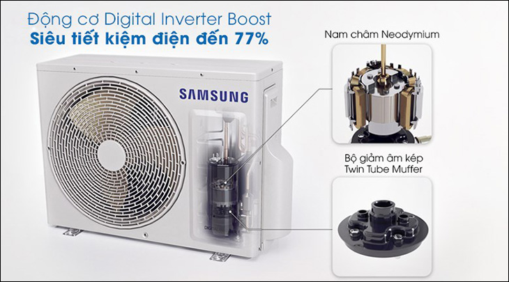Máy lạnh Samsung Wind-Free Inverter 1 HP AR10TYAACWKNSV