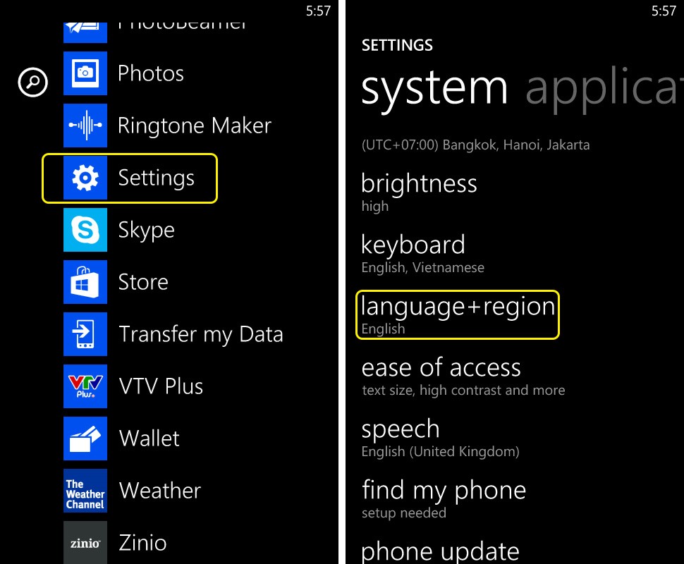 Với Lumia 625 2024, bạn có thể thay đổi ngôn ngữ dễ dàng chỉ với vài thao tác đơn giản. Từ tiếng Anh, tiếng Tây Ban Nha đến tiếng Hàn Quốc, Lumia 625 2024 mang đến cho bạn sự đa dạng trong ngôn ngữ sử dụng. Khám phá cách thay đổi ngôn ngữ trên Lumia 625 2024 bằng cách xem hình ảnh liên quan nhé!