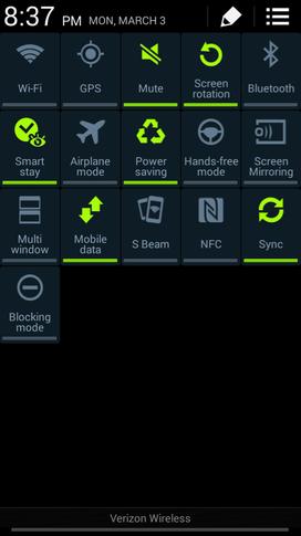 Thủ thuật Galaxy Core 2 - Cài thời gian chờ màn hình trên