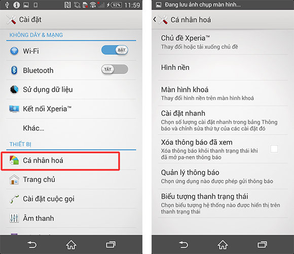 tips sony xperia z1 thay doi theme giao dien