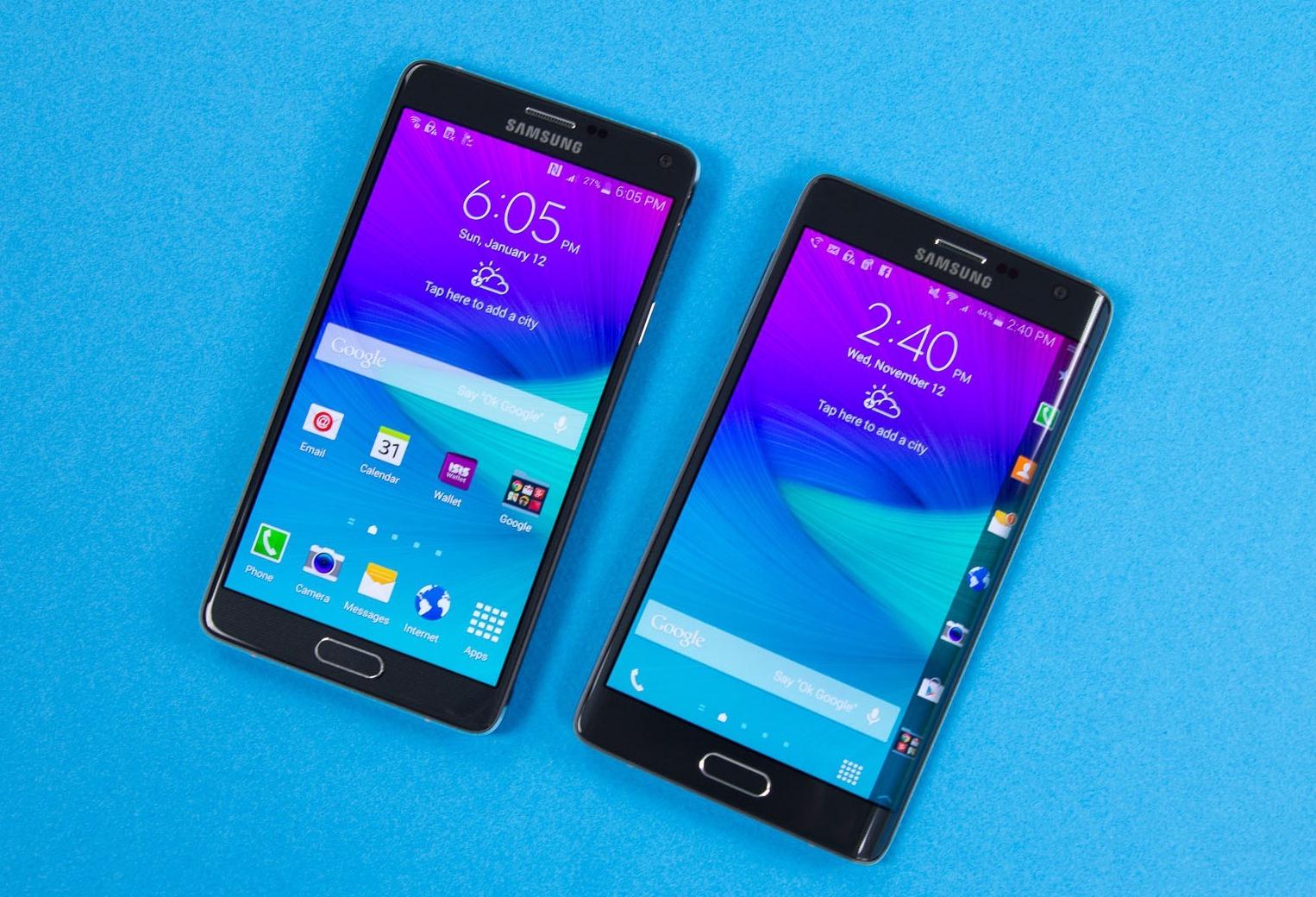 Galaxy Note 4 và Galaxy Note Edge Galaxy Note 4 và Galaxy Note Edge