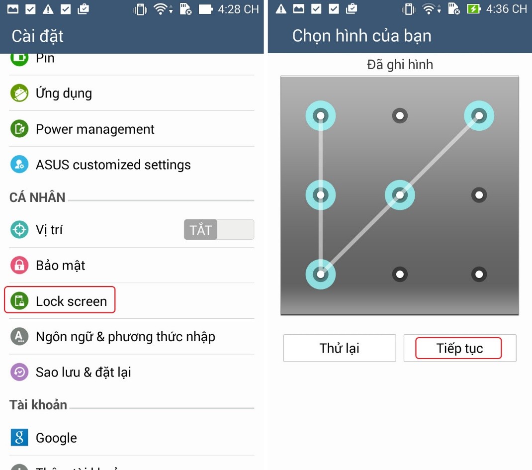 tips asus zenfone 5 ve hinh de mo khoa
