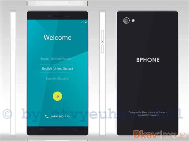 Cũng có một concept do bạn ctvyeuhatinh01 thuộc diễn đàn Bkav Forum đăng tải cho thấy Bphone sẽ có viền siêu mỏng và cạnh viền rất thanh mảnh.