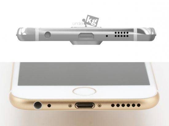 Các góc cạnh khá giống iPhone 6