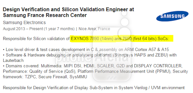 Hai dòng chip Exynos mới bị phát hiện