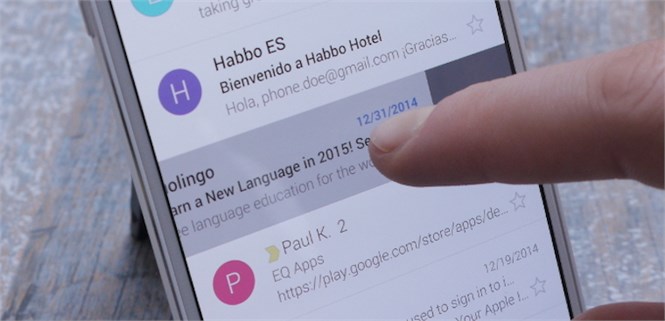 Làm thế nào xóa thư trong Gmail chỉ với một cú vuốt đơn giản?