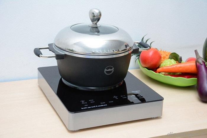 Use a pot of appropriate size when cooking on the induction cooker