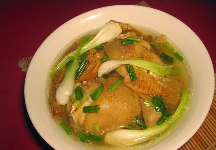 Miếng măng gà, thanh ngọt ngày đầu năm