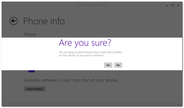 Sau khi kết nối được với điện thoại và nhận biết được phiên bản hệ điều hành, Tool sẽ gửi thông báo hỏi bạn có muốn tiếp tục hay không? Bạn nhớ chọn Yes