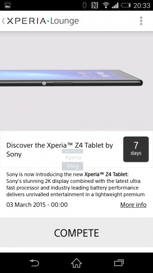 Xperia Z4 Tablet