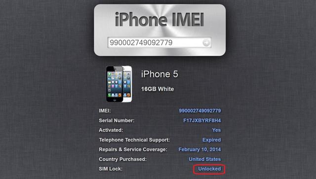 kiem tra imei iphone