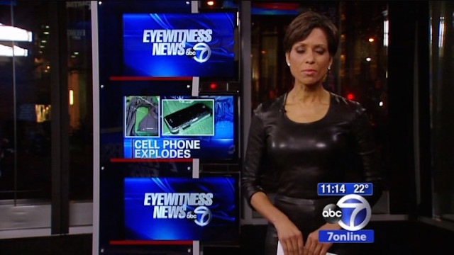 Thêm một chiếc iPhone phát nổ