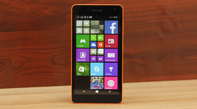 Lumia 535 sắp hết lỗi quá nhạy cảm