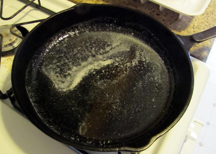 Drizzle some oil on the pan to make the potatoes more crispy